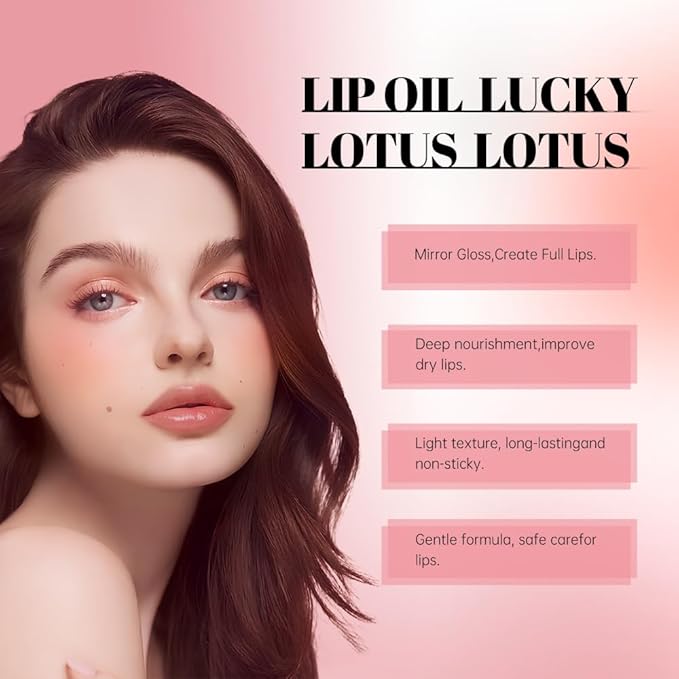 Nourishing High-Shine Lip Gloss,Hydrating & Moisturizing Lip Tint, Non-Sticky, Long-Lasting Glossy Lip Stain,Softens & Plumps Lips for Smooth,Gentle Formula for Dry Lips 09#Deep Red Brown