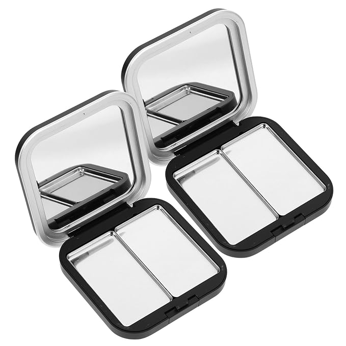 Makeup Pallet Magnetic Travel Containers Eyeshadow Palettes 2pcs