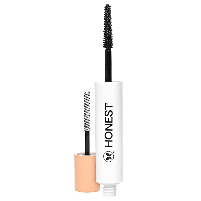 Honest Beauty 2-in-1 Extreme Length Clean Mascara + Lash Primer | Lengthening + Volumizing | EWG Verified + Cruelty Free | Black, .27 fl oz