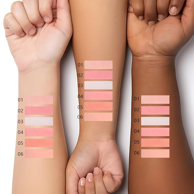 Matte Blush Powder for Cheeks, Cruelty Free Makeup – Long Lasting Natural Face Blusher Makeup, Lightweight Blendable Cheek Color Palette for Women All Skin Tones - #01 Soft Pink