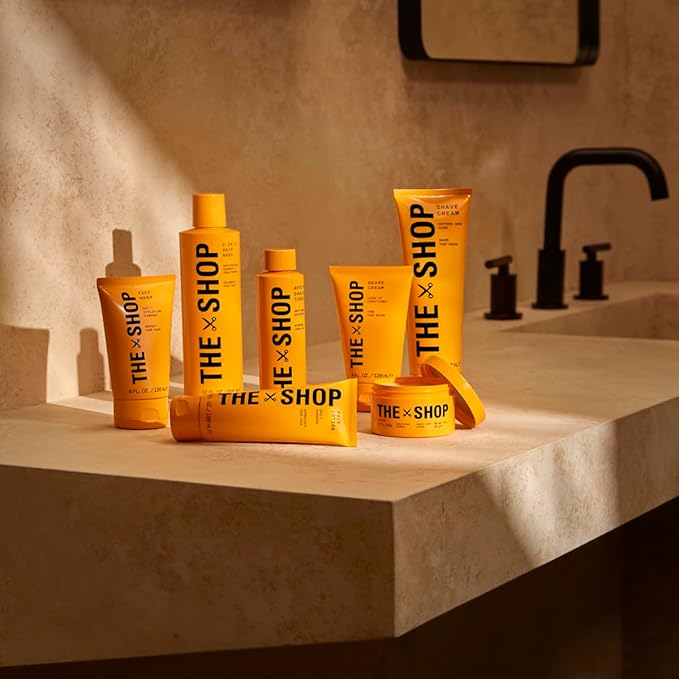 The Shop by LeBron James Men's 2-in-1 Moisturizing Hair Wash, Shampoo & Conditioner with Coconut-Derived Cleansers, Hydrates Hair & Scalp, Smoothes & Shines, Refreshing Eucalyptus Scent, 12 Fl Oz