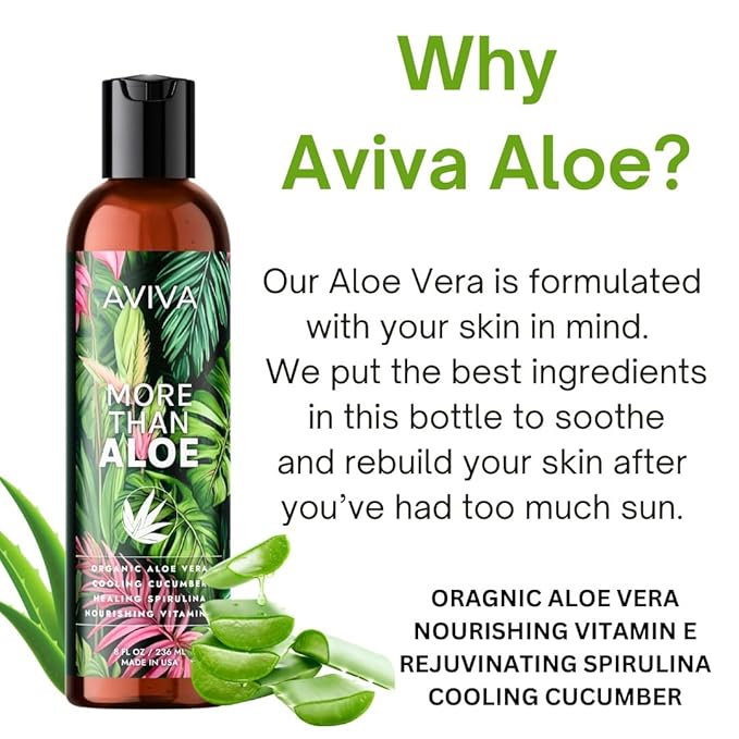 AVIVA ORGANIC ALOE VERA GEL