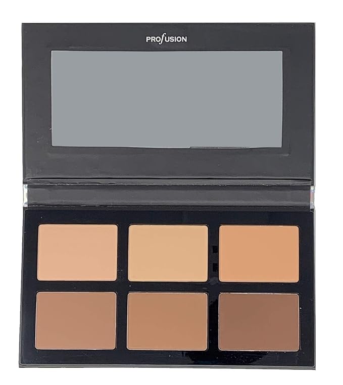 Profusion Cosmetics Pro Contour Palette - Portable, Thin