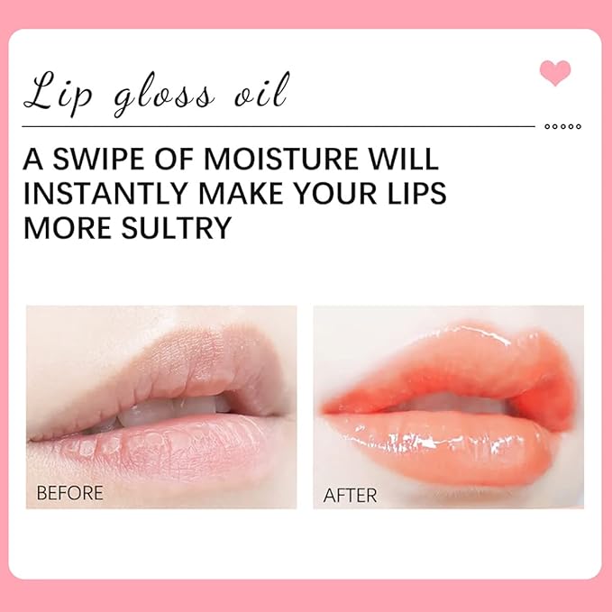 3 Set Lip Oil Hydrating Tinted