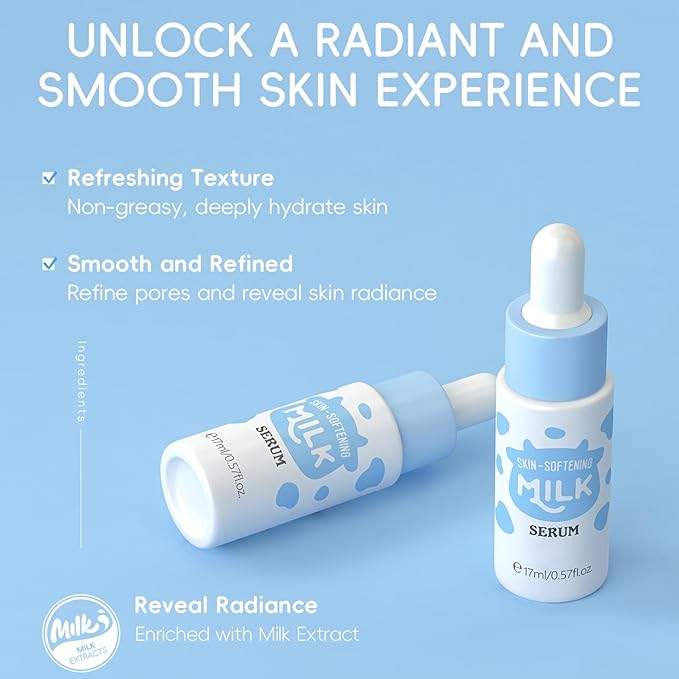 Milk Skincare Set, Smooth Skin, Hydration (21 PCS)