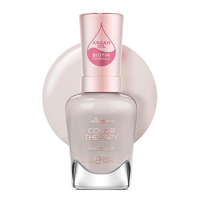 Sally Hansen Color Therapy™, Serenity Stone, Argan Oil, Long Lasting, Healthy Nails, Nude Nail Polish