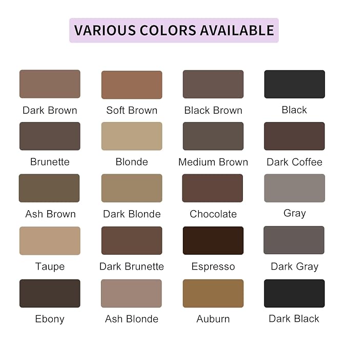 LAVONE Eyebrow Pencil, 2-In-1 Waterproof Eyebrow Pen, with 3 Tip Microblading Eyebrow Pen and Ultra-Precise Brow Pencil, Dual-ended Eyebrow Brush, for Eyebrow Makeup - Medium Brown