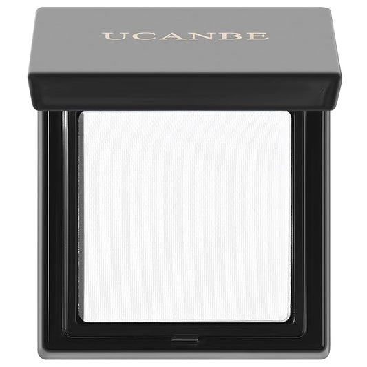UCANBE White Single Eyeshadow Palette, Highly Pigmented Matte Eye Shadow Powder, Professional Long-Lasting Waterproof Makeup Palette