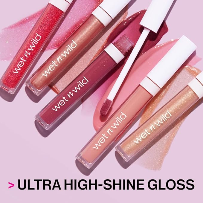 wet n wild MegaSlicks Lip Gloss, Ultra-Glossy, Vitamin-E Enriched, Ultra-Gloss High Shine Moisturizing, Cruelty-Free & Vegan - Call Me Boss