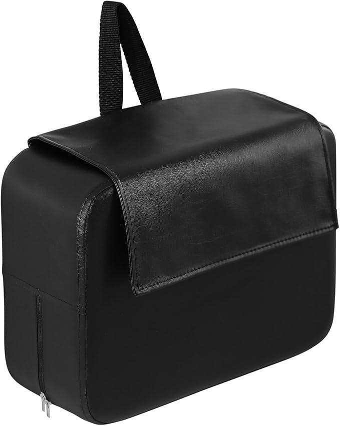 Artist hand Children Leather Cushion Oversize Barber Salon Booster Seat,Spa Equipment Black