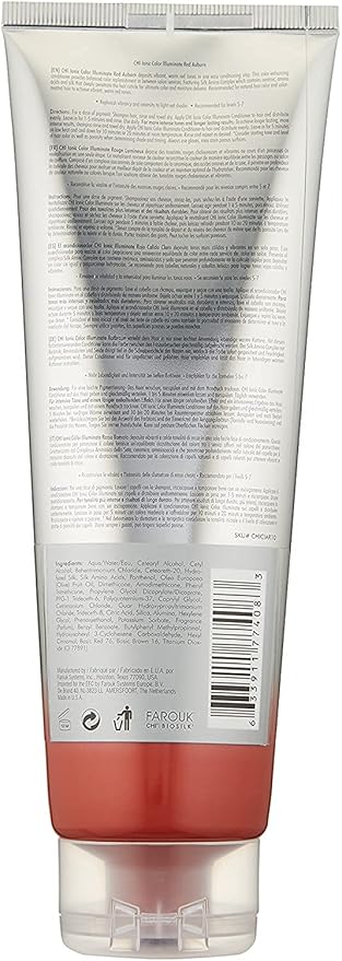 CHI Color Illuminate Conditioner, Helps Maintain Fresh Color In Natural & Color-Treated Hair, Sulfate, Paraben, & Cruelty-Free, Red Auburn, 8.5 Oz