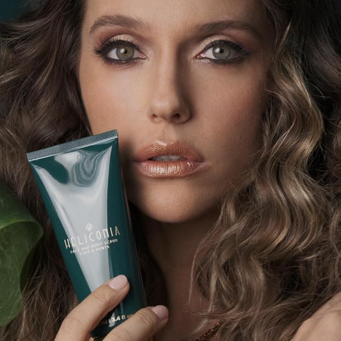 Face and Body Scrub Coffee & Mint – Exfoliating Scrub with Arabica Coffee, Chamomile & Mint | Hydrating, Calming & Revitalizing | For Sensitive Skin | Tropical Skincare | 100 ml