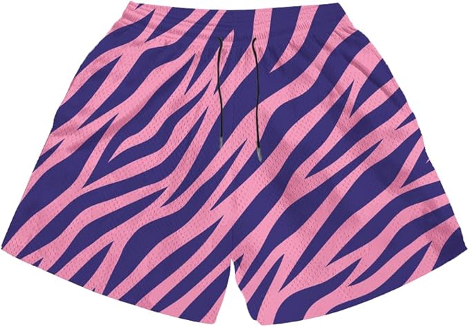 Fashion Funny Animal Printing Swim Trunks 5 inch Inseam Quick Dry Active Board Shorts for Men