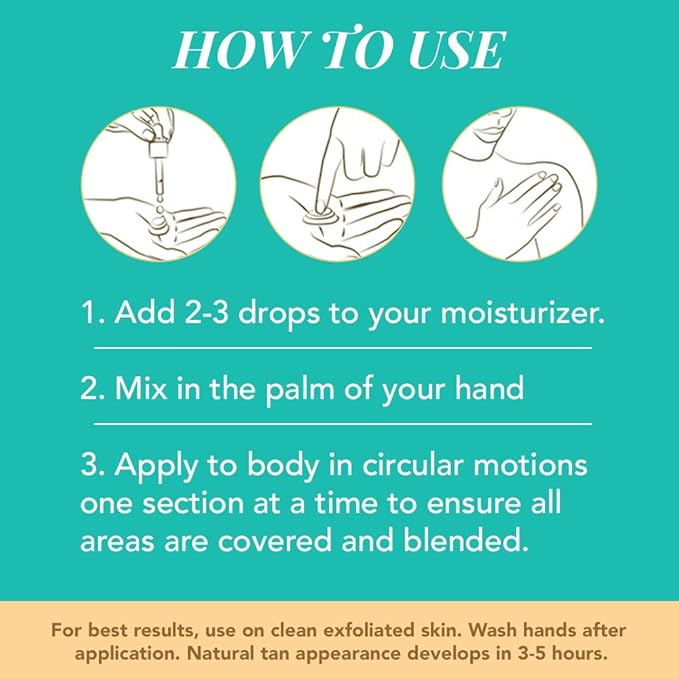 Body Drench Quick Tan Sunless Tanning Self-Tan Booster, 1 fl oz