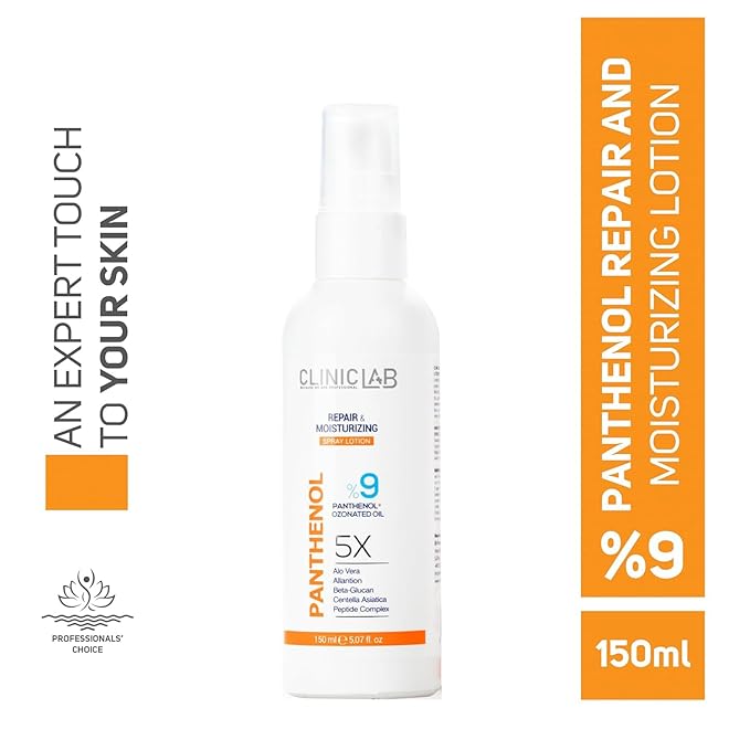 9% Panthenol Cream Lotion with Aloe Vera (5.07fl oz) - Hydrating & Soothing Face Barrier Repair Cream