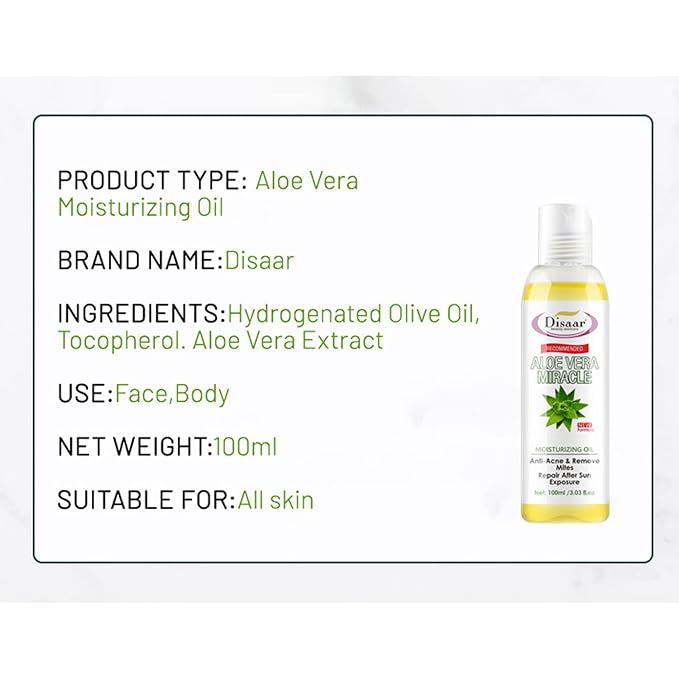 DISAAR BEAUTY Aloe Vera Moisturizing