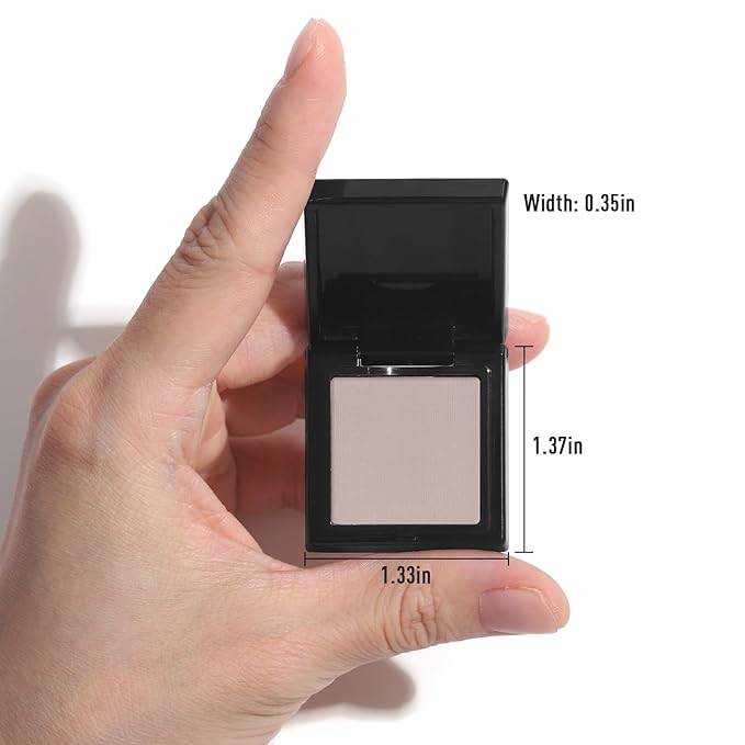 UCANBE Misty Mauve Single Eyeshadow Palette, Neutral Matte Mini Eye Shadow Powder, Highly Pigmented Professional Long-Lasting Waterproof Makeup Pallet