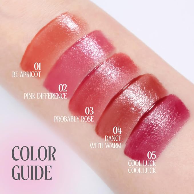 Peripera Ink Jellable Tint, Lip Stain, Korean Lip Tint, High Pigment Color, Longwear, Weightless, Moisutizing, Hydrating (01 BE APRICOT, One Size)