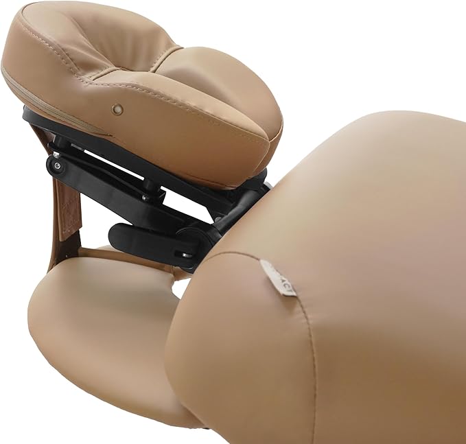 SKINACT Cleo Electric Spa Treatment Table, Facial Massage Bed ADA Compliant (Mocha)