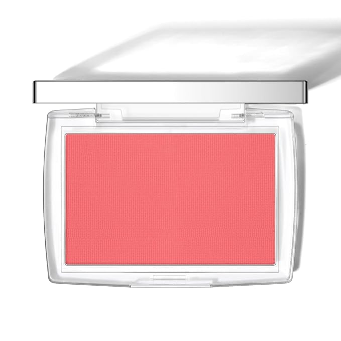 KYDA Powder Blush, Radiant Glow Face Blusher, Blendable Formula, Lasting Moisturizing, Ultra Fine Lightweight Texture, Cherry