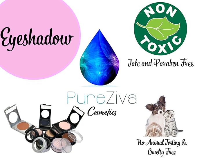 Peacock Neon Jewel Tone Blue Turquoise Teal Shimmer Pressed Powder Single Vegan Eyeshadow; Talc, Paraben & Cruelty Free