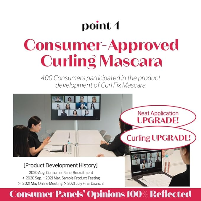 ETUDE Curl Fix Mascara Mini, Lash Mascara, Strong Curl Up, Long-Lasting, Waterproof, Lightweight, Korean Makeup, Beauty, Vegan Certified, Volume (0.14 Fl Oz)