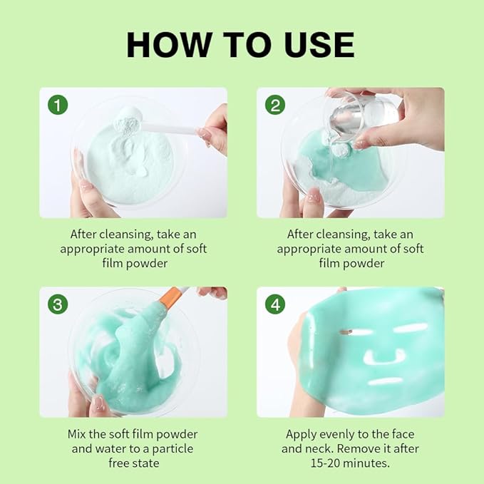 23 Fl Oz Jelly Mask Powder for Facials Professional Natural Gel Face Masks, Hydrating & Moisturizing Jelly Mask SkinCare