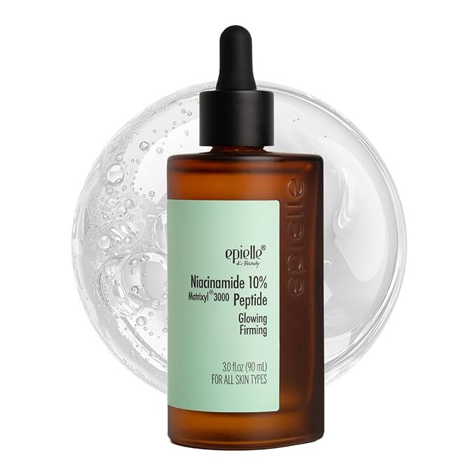 Epielle Complex Niacinamide 10% + Peptides Serum 3 fl.oz, Glowing and Firming Formula for Uneven Tone & Enlarged Pores, Anti-Aging Serum for Face, Korean Skin Care for Glass Skin