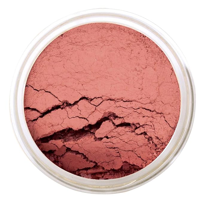 Bellaterra Cosmetics Mineral Loose Blush 9g | Buildable Color, Long-Wearing Powder with Illuminating Finish, Finely Milled Minerals for Smooth Blend and Natural Glow (Ambrosial Crush)