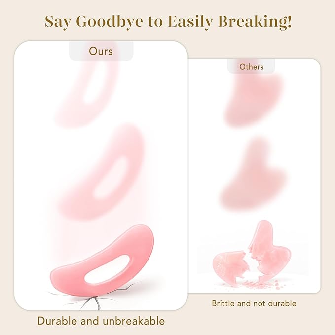 BAIMEI Gua Sha Resin with Handle,Large Body Guasha Tool for Neck Back,Face Leg Massager Tool,Gua Sha Facial Massage Tools for Skin Care,Spa Gifts for Women