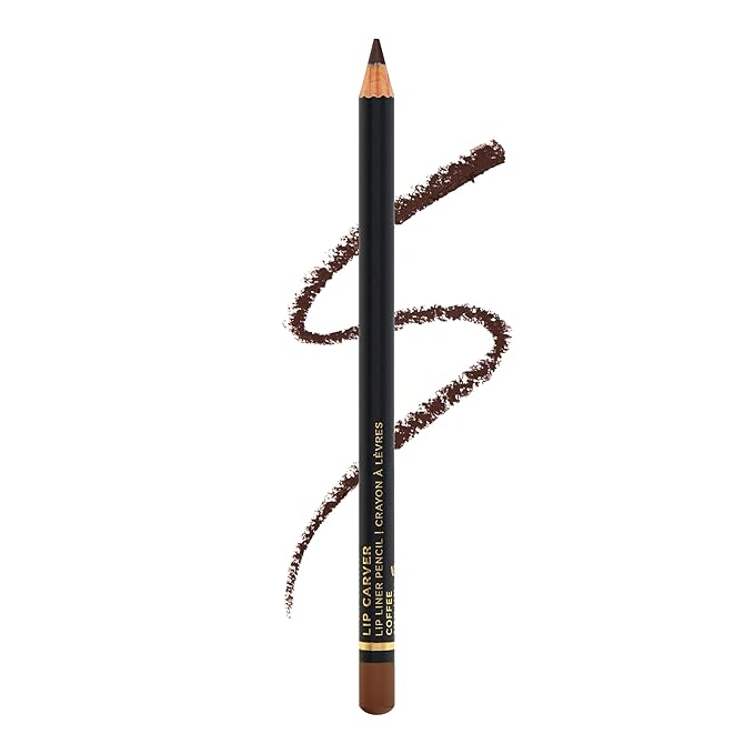 Lavaa Beauty LIP CARVER Lip Liner Pencil Creamy Long Lasting Wooden Lip Pencil | Waterproof Lip Liner | (Coffee)