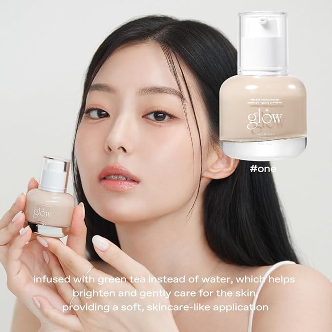 glow breathable blemish balm #one | medium-coverage bb cream & tinted moisturizer | skincare-like finish with green tea leaf water infusion | healthy radiant non-comedogenic | 1 fl oz