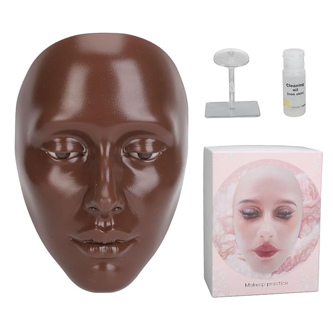 Silicone Full Face Mannequin, Makeup Mannequin 20ml