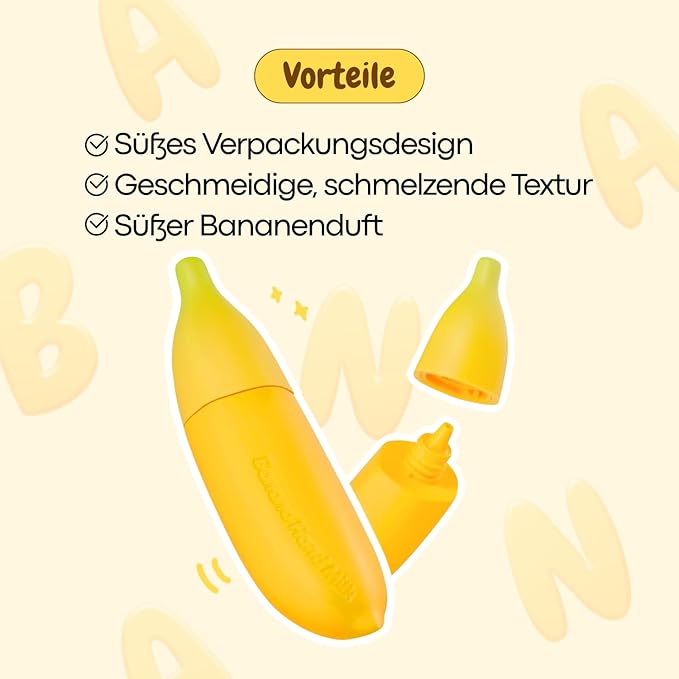 TONYMOLY Banana Hand Cream – Nourishing & Hydrating Hand Lotion with Banana Extract, Milk Protein & Shea Butter – Moisturizing Cream for Dry, Rough, Cracked Hands, 1.52 oz