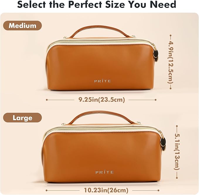 Prite travel cosmetic bag makeup