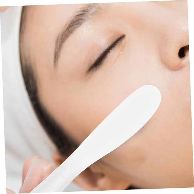 Beaupretty 10pcs Tool Stick White Makeup Silicone Makeup