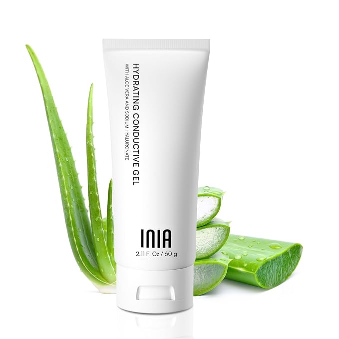 Micro-current Conductive Gel for Facial and Body Skin Care Machines – Hydrating Gel Primer with Hyaluronic Acid for Women and Men, 2.11 Fl Oz