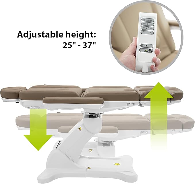 SKINACT Malibu Electric Medical Spa Treatment Table (Sand)