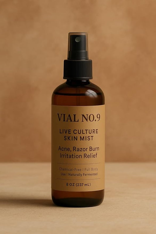 Probiotic Face & Body Mist for Acne, Wrinkles & Eczema – All-Natural Hydrating Toner with Live Cultures That Calm Redness & Restore Healthy, Youthful Skin | Biome Health Labs