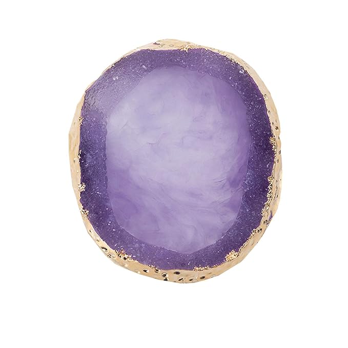 MISUD Resin Nail Art Palette, Golden Edge Paint