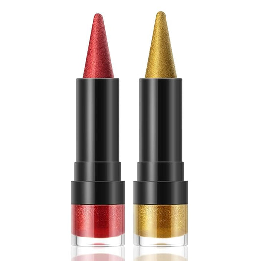 Boobeen Color Eyeliner Pencil, Metallic Glitter Eyeliner Gel, 4 in 1 Eye Makeup Stick-Eye Lip Liner, Eyeshadow, Waterproof, For Bold Glamour Makeup