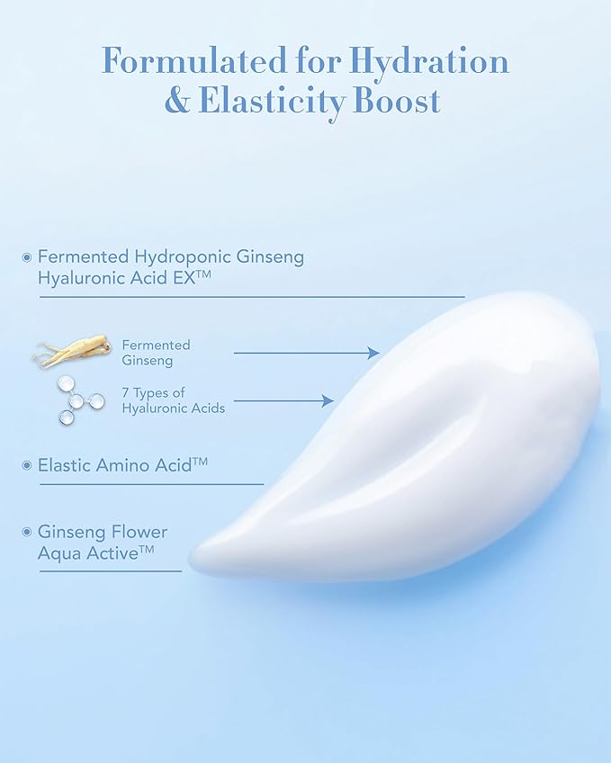 Sooryehan Water Spring Cream AD Amazon gift Set (Amazon Set, 4.2fl oz) - Korean Moisturizer Skincare for Deep Hydration Boost & Elasticity by LG Beauty. Fermented Ginseng, Hyaluronic Acid, Amino Acid.