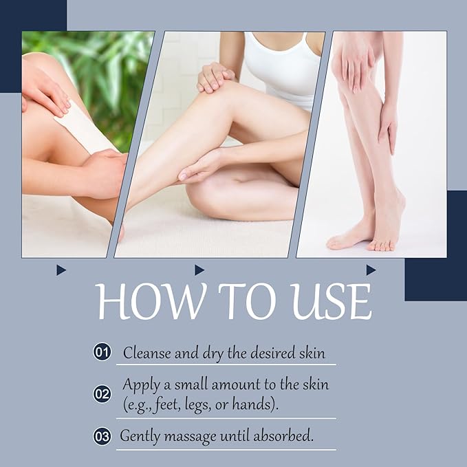 2Pcs Body Relief Cream, with Capsaicin & Arnica, Fast Absorption, Mild & All Natural for Hands, Legs, Waist, Joints, and Shoulders