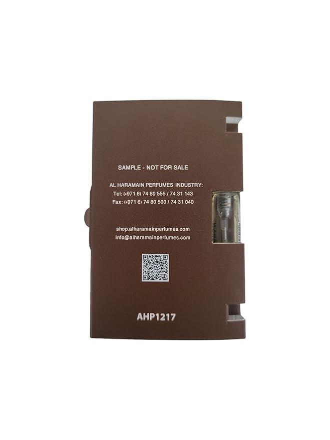 Al Haramain Amber Oud Tobacco Edition Eau De Parfum Mini Spray, 0.8ml/0.02oz (Unisex)