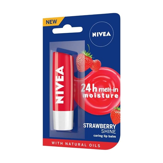 Nivea Lip Care Fruity Shine Strawberry, 4.8g