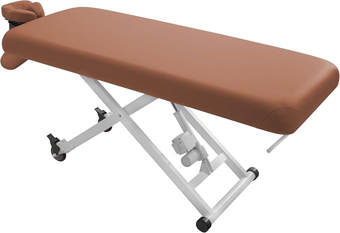 SKINACT Stella Electric Medical Spa Treatment Table (Facial Chair/Bed) ADA Compliant (Camel)