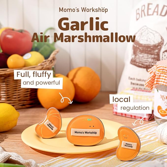 Momo's Workshop Orange Makeup Sponge Set (3pcs) – Large Soft Bounce & Small Firm Bounce PU Leather Puff, Halloween Makeup Sponge for Liquid & Cream Makeup & Storage Case