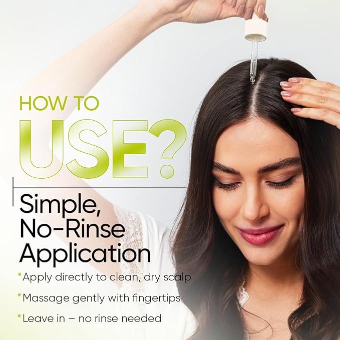 Hydrating Scalp Serum with Niacinamide and Aloe Vera, Leave-In Scalp Treatment, Microbiome-Friendly, Soothes Dry & Itchy Scalp, USA-Made Formula