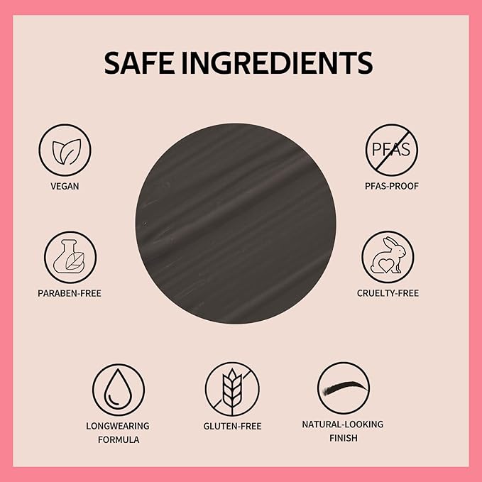 KIMUSE Instantly Semi-Permanent Eyebrow Gel, Long Lasting Eyebrow Tint, Waterproof Tinted Eye Brow Gel, Transfer-Proof, Smudge-Proof, Eyebrow Makeup Gift for Women & Girl, 0.17oz