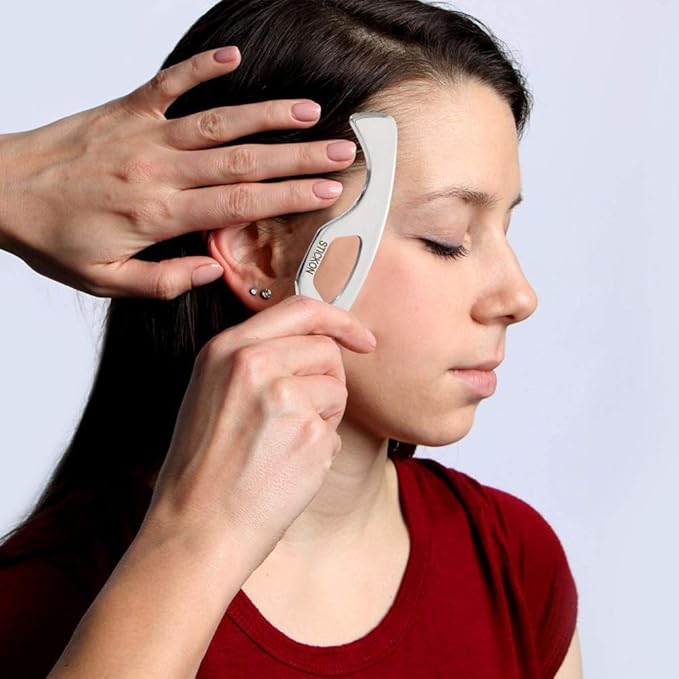 STICKON Stainless Steel Gua Sha Scraping Massage Tool IASTM Tools Great Soft Tissue Mobilization Tool (L Shape)